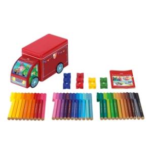 Flomasteri FABER CASTELL connector kamion 33kom