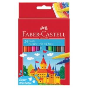 Flomasteri FABER CASTELL zamak 24kom