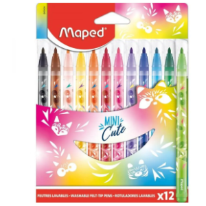 Flomasteri MAPED minis 12kom