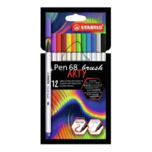 Flomasteri STABILO pen 68 brush 12kom