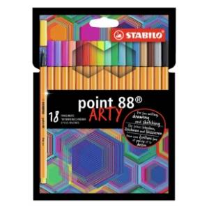 Flomasteri STABILO finelineri point 88 arty 18kom