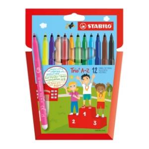 Flomasteri STABILO trio A-Z 12kom