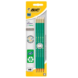 Grafitna olovka sa gumicom BIC conte evolution ecolutions hb 4kom