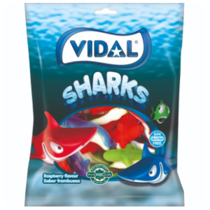 Gumene bombone VIDAL sharks 90g