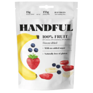 Liofilizovani mix HANDFUL banana jagoda borovnica 15g