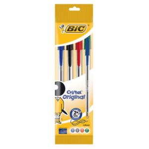 Hemijska olovka BIC crystal više boja 4kom