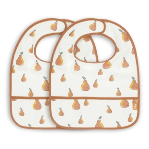 JOLLEIN portikla za bebe Bib Waterproof Pear 2kom
