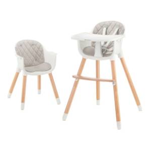 KINDERKRAFT hranilica za bebe 2u1 Sienna grey
