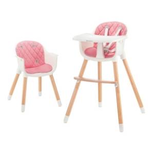 KINDERKRAFT hranilica za bebe 2u1 Sienna pink
