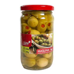 LIBERO zelene masline sa paprikom 340g