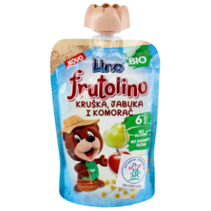 LINO FRUTOLINO Bio kašica kruška jabuka komorač 100g