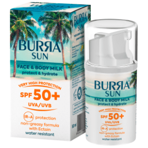 Mleko za sunčanje BURRA Sun face&body SPF50+ 50ml