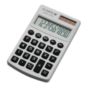 OLYMPIA kalkulator LCD 1110 srebrna