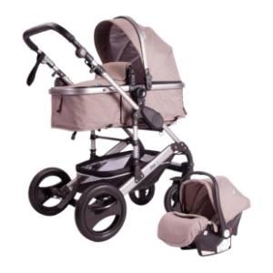 PUERRI kolica za bebe 2 u 1 Passeggino beige