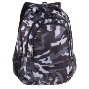 Ranac za školu PULSE Blast gray army crni
