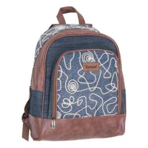 Ranac za školu PULSE Jeans glossy