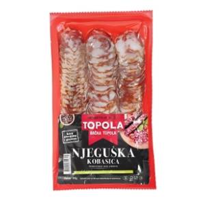 TOPOLA Njeguška kobasica slajs 80g
