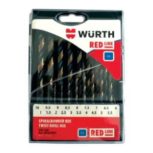 WURTH RED LINE HSS (06247001), 19kom set burgija za metal