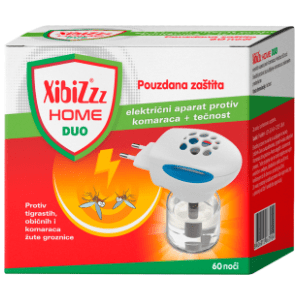 XIBIZ home duo aparat za komarce + tečnost 60 noći 1kom