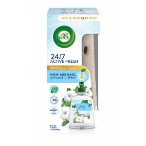 AIR WICK osveživač active fresh pamuk 228ml