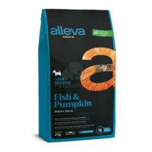ALLEVA Natural adult mini hrana za pse riba i bundeva 2kg