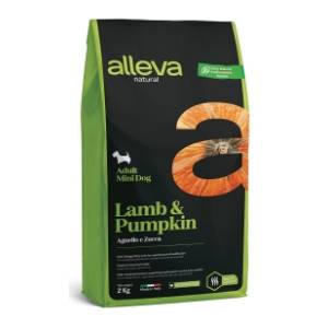 ALLEVA Natural adult mini jagnjetina i bundeva 2kg