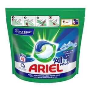ARIEL PODS Mountain spring kapsule za veš 43kom