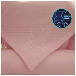 BABY TEXTIL prekrivač Pepito 80 x 90 cm roze
