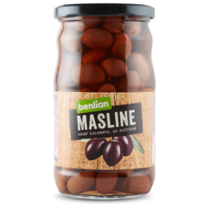 BENLIAN crne kalamata masline sa košticom 700g