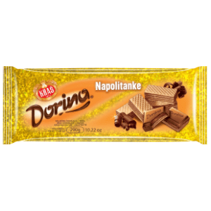 Čokolada KRAŠ Dorina napolitanke 290g