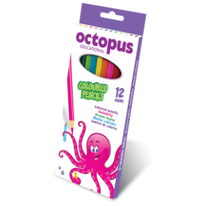 Drvene boje OCTOPUS 12kom