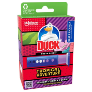 DUCK WC osveživač discs tropical adventure 36ml