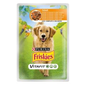 FRISKIES Adult piletina i šargarepa 100g