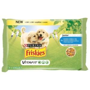 FRISKIES Multipack piletina i grašak 4x100g
