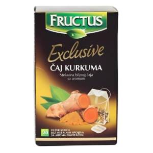 FRUCTUS čaj exclusive kurkuma 44g