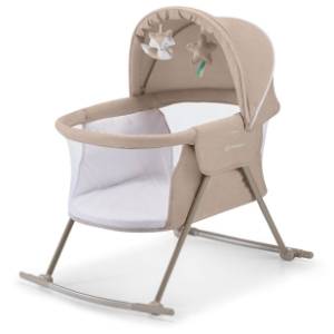 KINDERKRAFT prenosivi krevetac kolevka 3u1 Lovi beige