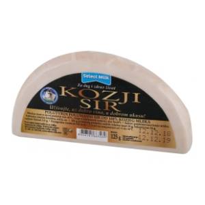Koziji sir SELECT MILK polutvrdi 25%mm 125g