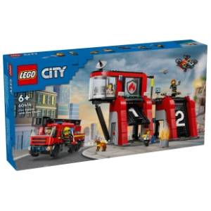 LEGO City vatrogasna stanica s vatrogasnim vozilom 60414