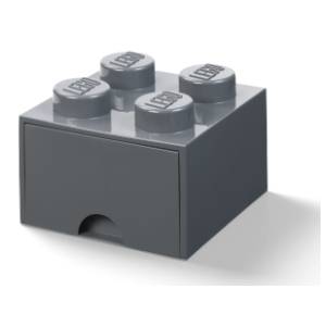 LEGO fioka za odlaganje (4) tamnosiva