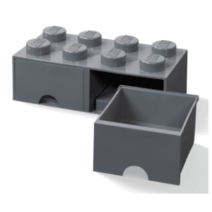 LEGO fioka za odlaganje (8) tamnosiva
