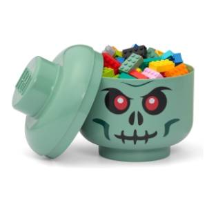LEGO glava za odlaganje Zeleni skeleton
