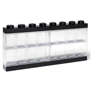 LEGO izložbena polica za 16 minifigura crna