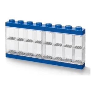 LEGO izložbena polica za 16 minifigura plava