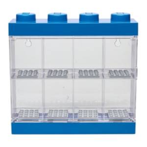 LEGO izložbena polica za 8 minifigura plava