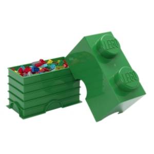 LEGO kutija za odlaganje (2) tamnozelena