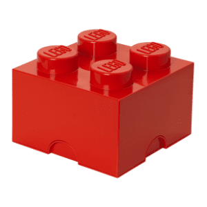 LEGO kutija za odlaganje (4) crvena