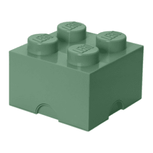 LEGO kutija za odlaganje (4) peščano zelena