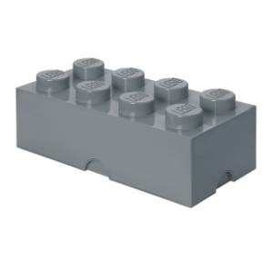 LEGO kutija za odlaganje (8) tamnosiva