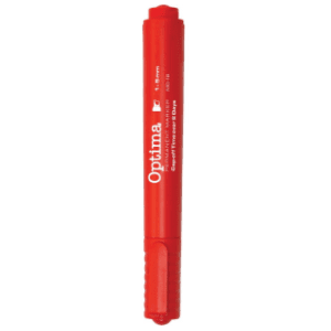 Marker OPTIMA crveni kosi vrh 1kom