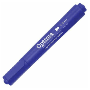 Marker OPTIMA plavi kosi vrh 1kom